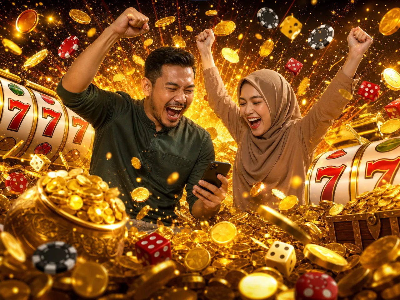 What registration involves – jackpot coin burst illustration